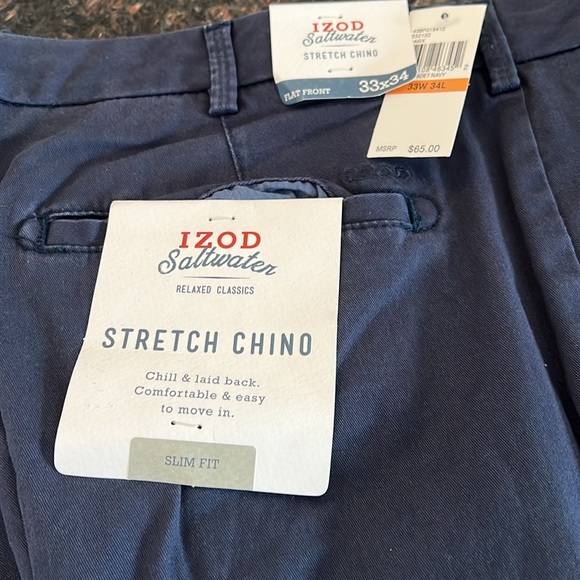 Izod stretch chino 33x34 - Picture 2 of 2